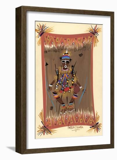 Messengers of Ashe 2, 2006-Oglafa Ebitari Perrin-Framed Giclee Print