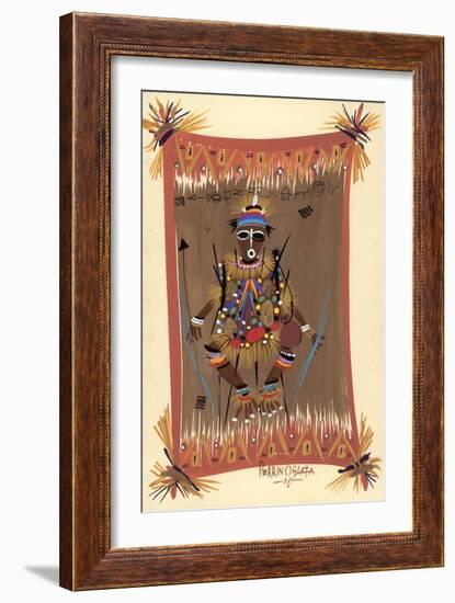 Messengers of Ashe 2, 2006-Oglafa Ebitari Perrin-Framed Giclee Print