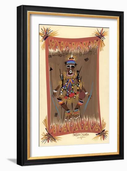 Messengers of Ashe 2, 2006-Oglafa Ebitari Perrin-Framed Giclee Print