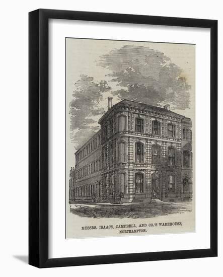 Messers Isaacs, Campbell, and Company's Warehouse, Northampton-null-Framed Giclee Print