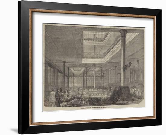 Messers Pawson and Company's Warehouse, St Paul's Churchyard-null-Framed Giclee Print