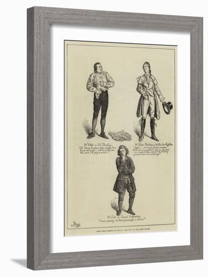 Messers Phelps, Mathews, and Toole in John Bull, at the Gaiety Theatre-Frederick Barnard-Framed Giclee Print