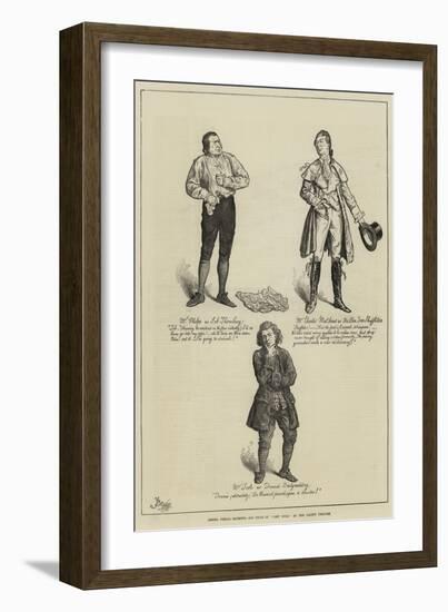 Messers Phelps, Mathews, and Toole in John Bull, at the Gaiety Theatre-Frederick Barnard-Framed Giclee Print