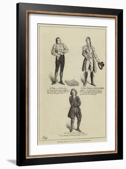 Messers Phelps, Mathews, and Toole in John Bull, at the Gaiety Theatre-Frederick Barnard-Framed Giclee Print