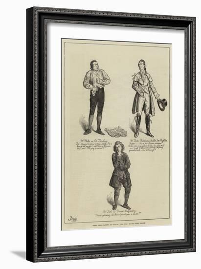 Messers Phelps, Mathews, and Toole in John Bull, at the Gaiety Theatre-Frederick Barnard-Framed Giclee Print