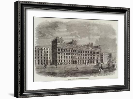 Messers Watts's New Warehouse, Manchester-null-Framed Giclee Print