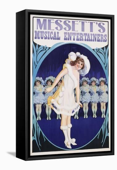 Messett's Musical Entertainers Poster-null-Framed Premier Image Canvas