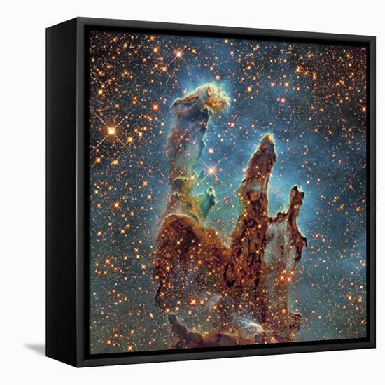 Messier 16, the Eagle Nebula in Serpens-Stocktrek Images-Framed Premier Image Canvas