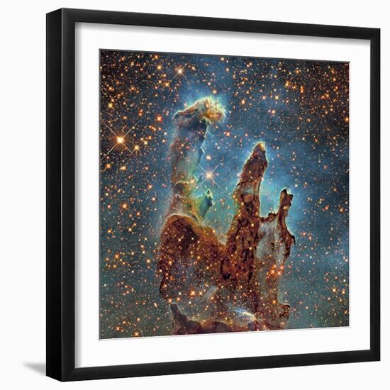 Messier 16, the Eagle Nebula in Serpens-Stocktrek Images-Framed Photographic Print