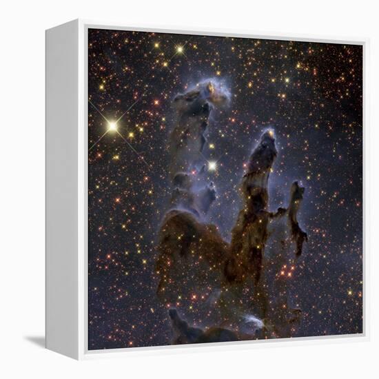 Messier 16, the Eagle Nebula in Serpens-Stocktrek Images-Framed Premier Image Canvas