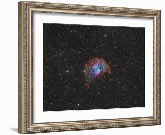 Messier 27, the Dumbbell Nebula-null-Framed Photographic Print