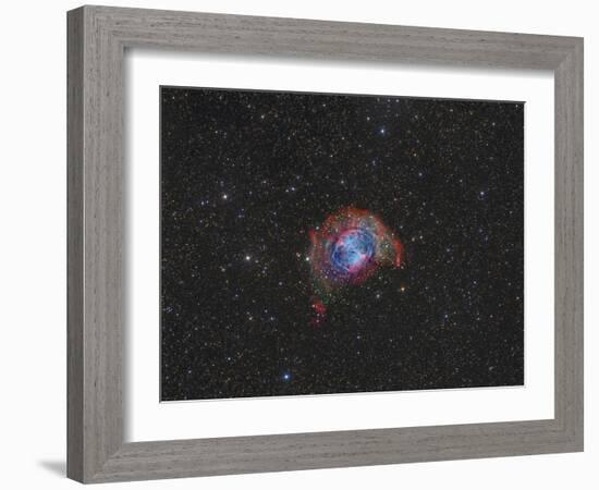 Messier 27, the Dumbbell Nebula-null-Framed Photographic Print