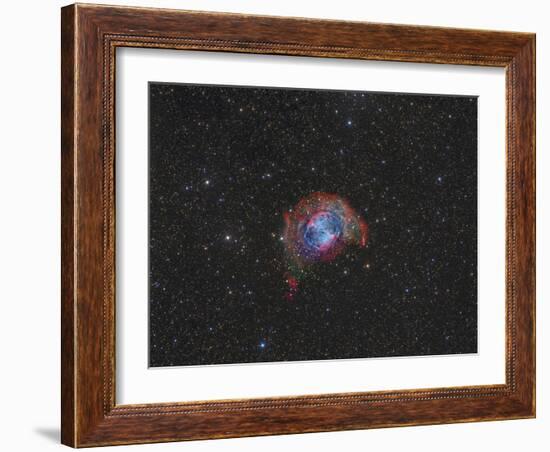 Messier 27, the Dumbbell Nebula-null-Framed Photographic Print