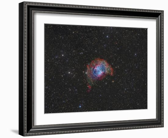 Messier 27, the Dumbbell Nebula-null-Framed Photographic Print