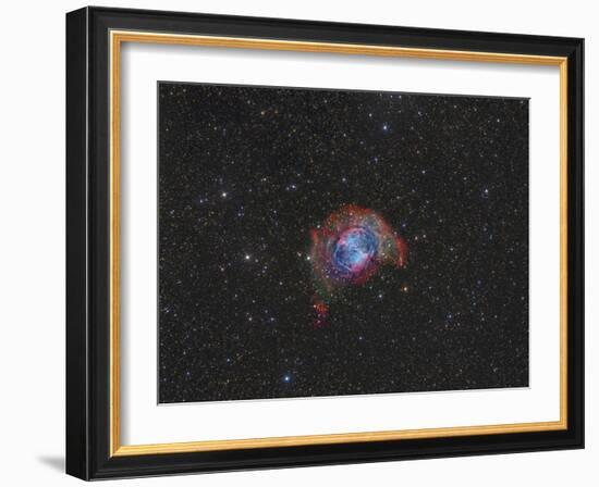 Messier 27, the Dumbbell Nebula-null-Framed Photographic Print