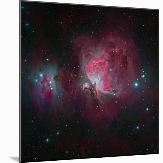 Messier 42, the Orion Nebula-null-Mounted Photographic Print