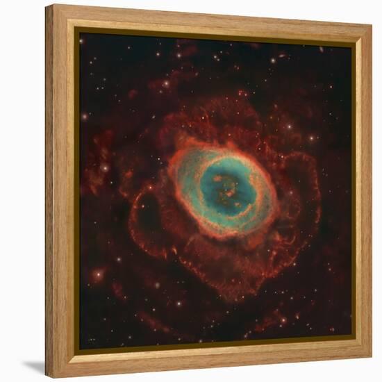 Messier 57, the Ring Nebula-Stocktrek Images-Framed Premier Image Canvas