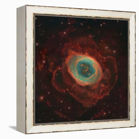 Messier 57, the Ring Nebula-Stocktrek Images-Framed Premier Image Canvas