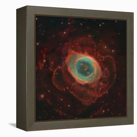 Messier 57, the Ring Nebula-Stocktrek Images-Framed Premier Image Canvas