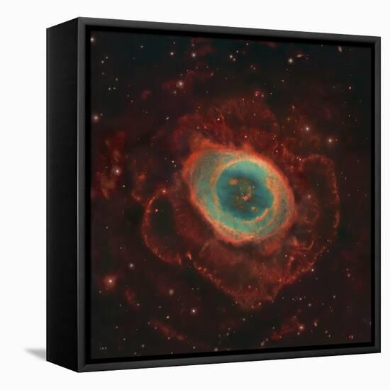 Messier 57, the Ring Nebula-Stocktrek Images-Framed Premier Image Canvas