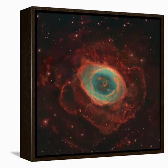 Messier 57, the Ring Nebula-Stocktrek Images-Framed Premier Image Canvas