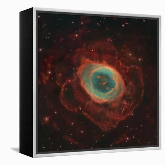 Messier 57, the Ring Nebula-Stocktrek Images-Framed Premier Image Canvas