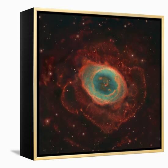 Messier 57, the Ring Nebula-Stocktrek Images-Framed Premier Image Canvas