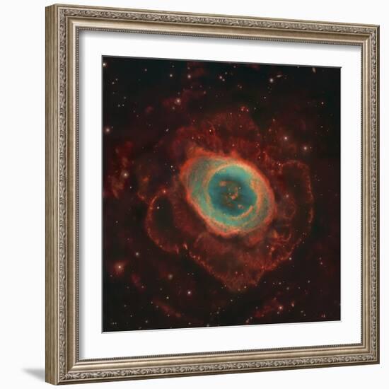 Messier 57, the Ring Nebula-Stocktrek Images-Framed Photographic Print