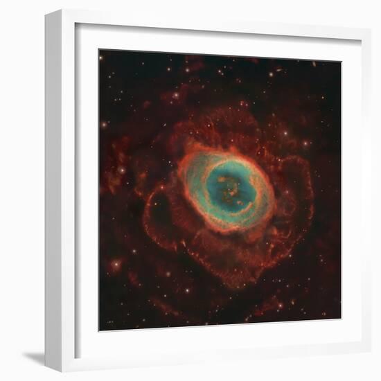 Messier 57, the Ring Nebula-Stocktrek Images-Framed Photographic Print