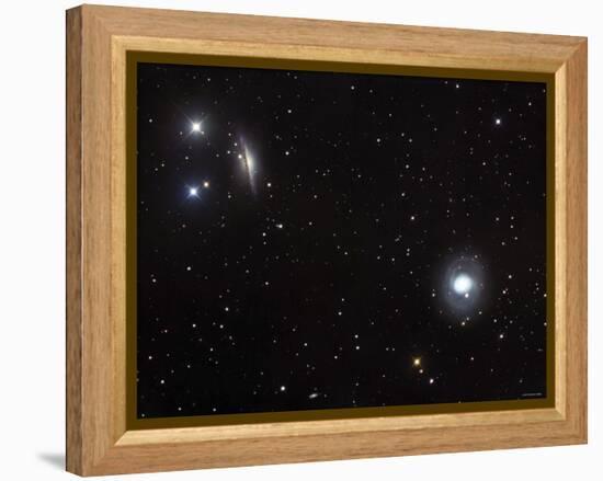 Messier 77 (NGC 1068), and NGC 1055 are Both Spiral Galaxies Located in the Constellation Cetus-Stocktrek Images-Framed Premier Image Canvas