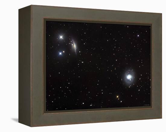 Messier 77 (NGC 1068), and NGC 1055 are Both Spiral Galaxies Located in the Constellation Cetus-Stocktrek Images-Framed Premier Image Canvas