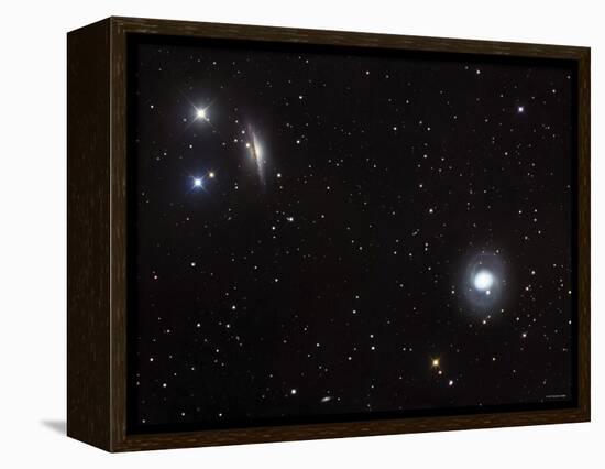 Messier 77 (NGC 1068), and NGC 1055 are Both Spiral Galaxies Located in the Constellation Cetus-Stocktrek Images-Framed Premier Image Canvas