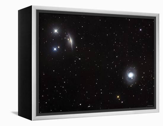 Messier 77 (NGC 1068), and NGC 1055 are Both Spiral Galaxies Located in the Constellation Cetus-Stocktrek Images-Framed Premier Image Canvas