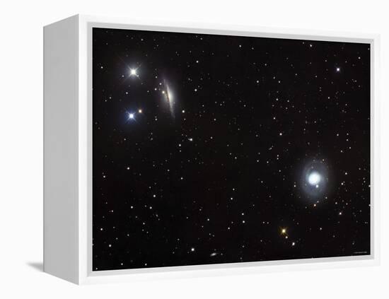 Messier 77 (NGC 1068), and NGC 1055 are Both Spiral Galaxies Located in the Constellation Cetus-Stocktrek Images-Framed Premier Image Canvas