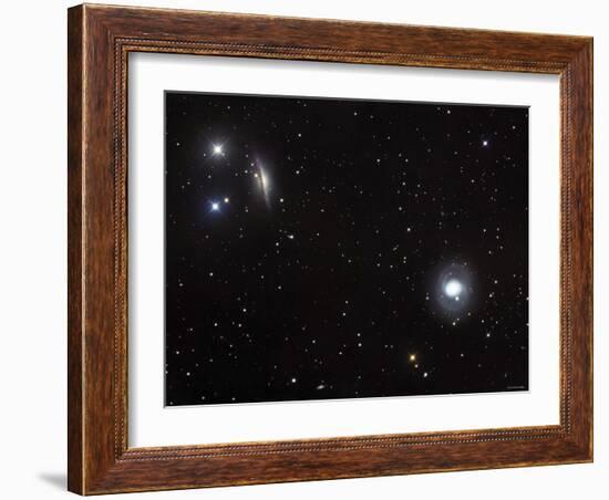 Messier 77 (NGC 1068), and NGC 1055 are Both Spiral Galaxies Located in the Constellation Cetus-Stocktrek Images-Framed Photographic Print