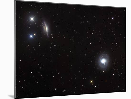 Messier 77 (NGC 1068), and NGC 1055 are Both Spiral Galaxies Located in the Constellation Cetus-Stocktrek Images-Mounted Photographic Print