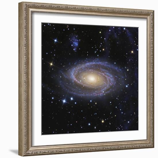 Messier 81, or Bode's Galaxy, is a Spiral Galaxy Located in the Constellation Ursa Major-null-Framed Photographic Print