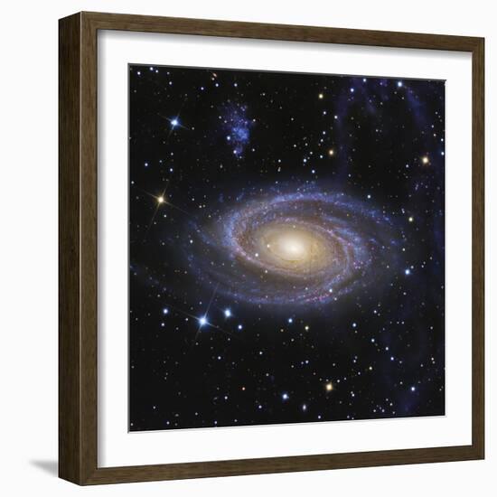 Messier 81, or Bode's Galaxy, is a Spiral Galaxy Located in the Constellation Ursa Major-null-Framed Photographic Print