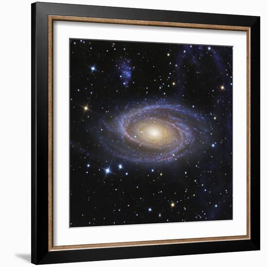 Messier 81, or Bode's Galaxy, is a Spiral Galaxy Located in the Constellation Ursa Major-null-Framed Photographic Print