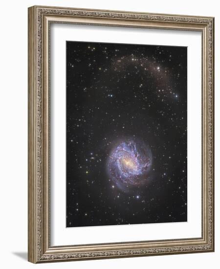 Messier 83 and its Northern Stellar Tidal Stream-null-Framed Photographic Print