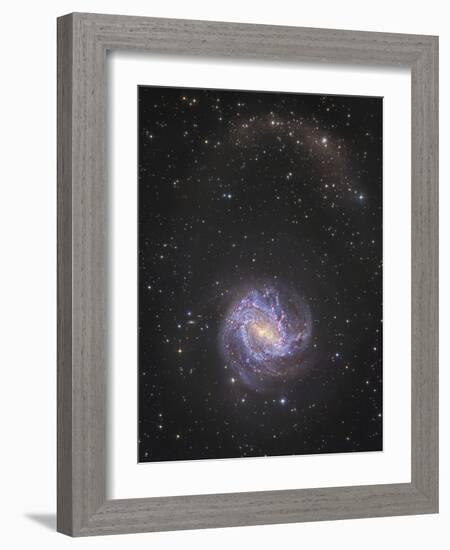 Messier 83 and its Northern Stellar Tidal Stream-null-Framed Photographic Print