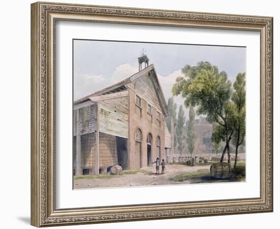 Messrs Beaufoy's Distillery, Formerly Cuper's Gardens, 1809-George Shepherd-Framed Giclee Print