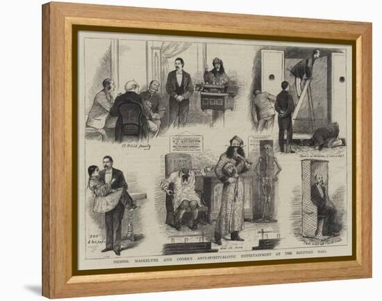 Messrs Maskelyne and Cooke's Anti-Spiritualistic Entertainment at the Egyptian Hall-William Ralston-Framed Premier Image Canvas