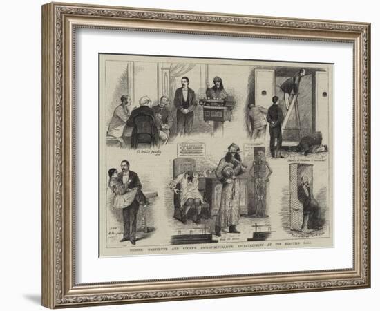 Messrs Maskelyne and Cooke's Anti-Spiritualistic Entertainment at the Egyptian Hall-William Ralston-Framed Giclee Print