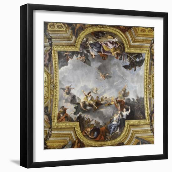 Mesures des Espagnols rompues par la prise de Gand, 1678-Charles Le Brun-Framed Giclee Print