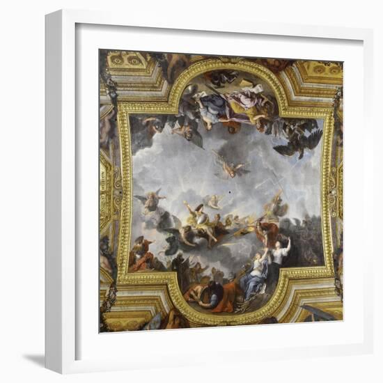 Mesures des Espagnols rompues par la prise de Gand, 1678-Charles Le Brun-Framed Giclee Print