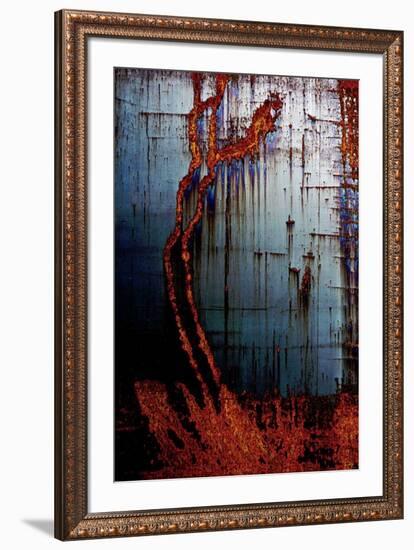 Metal abstract 3-Jean-François Dupuis-Framed Art Print