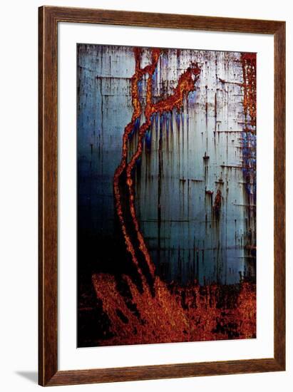 Metal abstract 3-Jean-François Dupuis-Framed Art Print