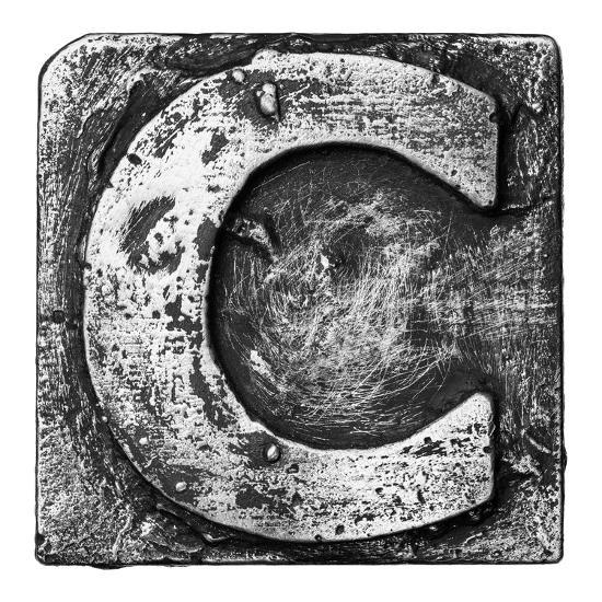 metal alloy alphabet letter