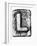 Metal Alloy Alphabet Letter L-donatas1205-Framed Premium Giclee Print